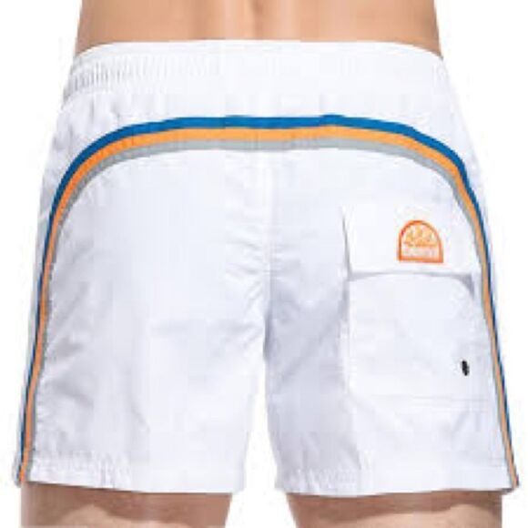 NWOT Sundek Mens White Swim Shorts - Picture 2 of 10